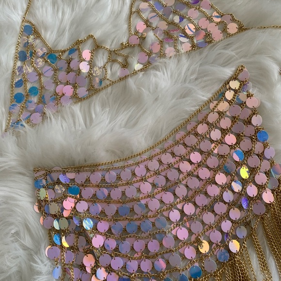 The Lumi Shop Sequin Chain Fairy Set Rave Festival - Picture 3 of 6